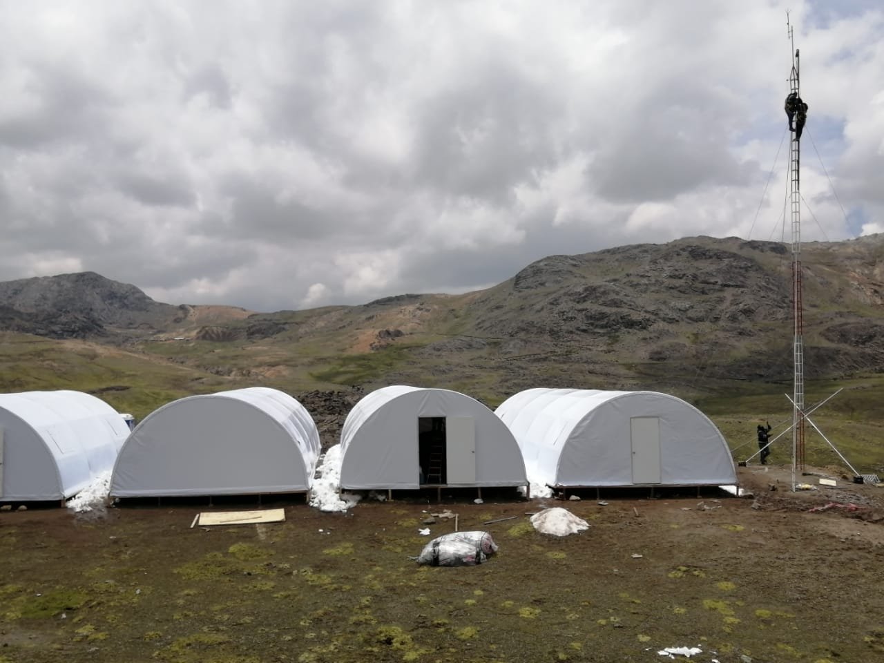 Lonas para carpas mineras